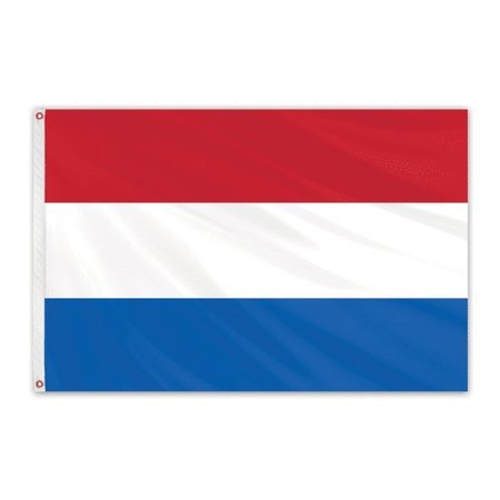 GLOBAL FLAGS UNLIMITED Netherlands Outdoor Nylon Flag 2'x3' 202529